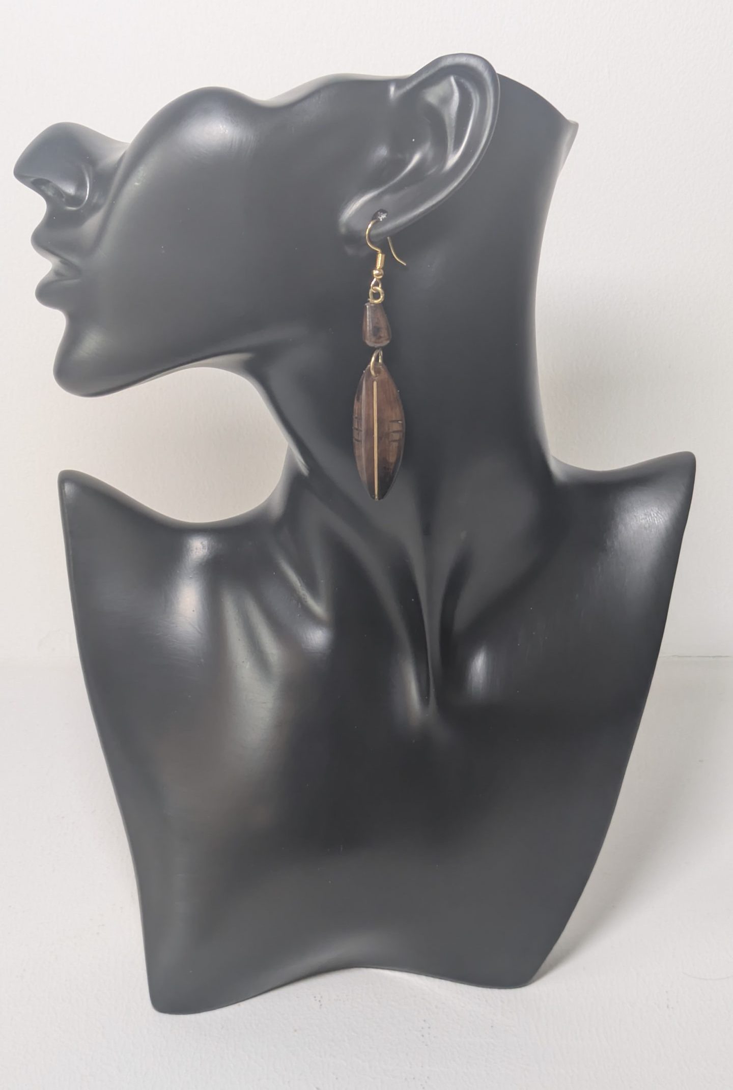 Ohrringe mit Messingeinlage